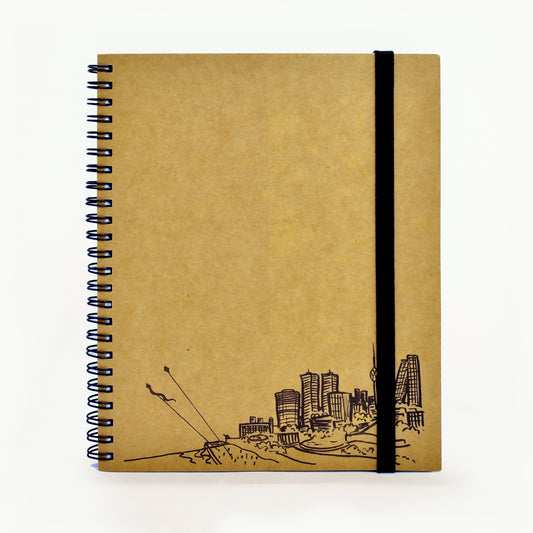 Doodlz Collection A5 Wide Spiral Notebook in Colombo Skyline