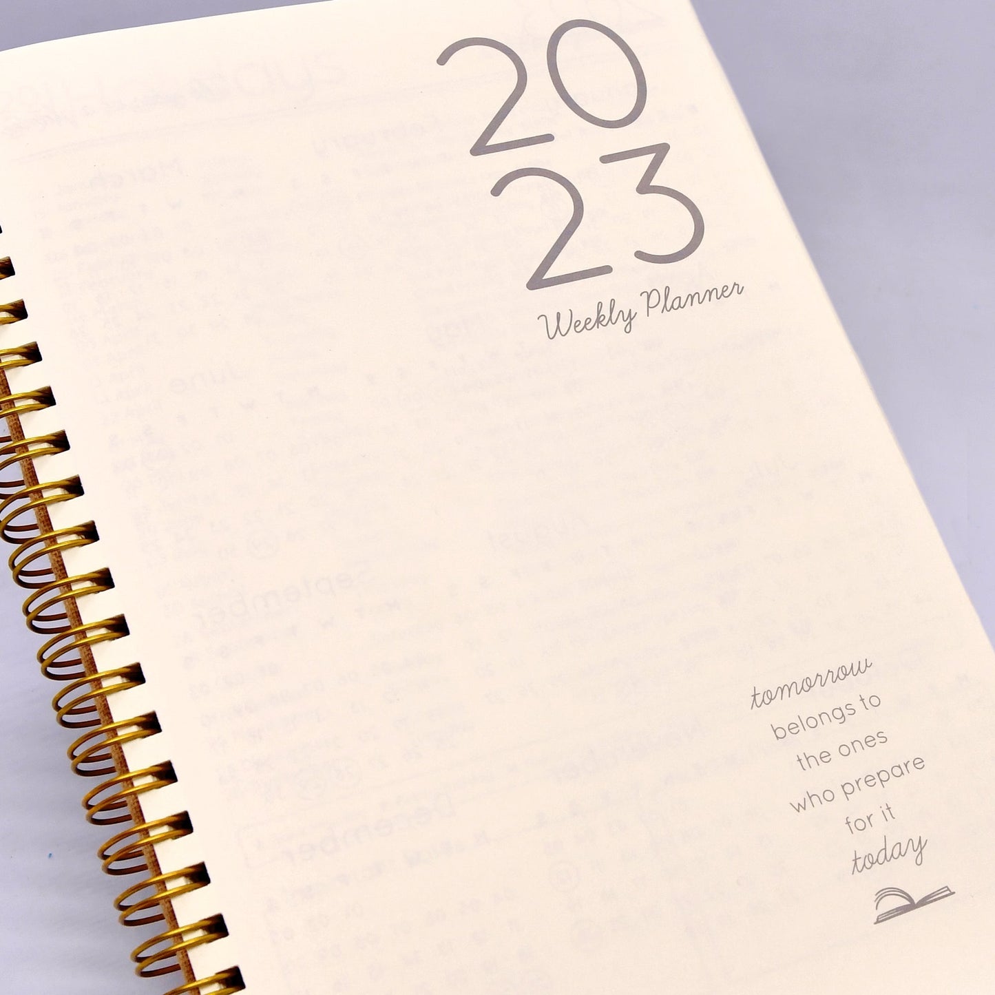 2023 Weekly Planner in Sandcastle